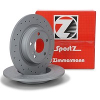 Zimmermann Sport Bremsscheiben Ø 295Mm FüR Mercedes W176 W246 C/X117 X156 Hinten