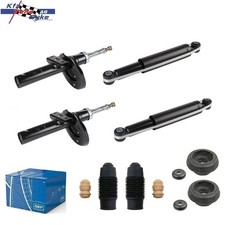4x GASDRUCK STOSSDÄMPFER MIT DOMLAGER + SKF STAUBSCHUTSATZ VORNE + HINTEN