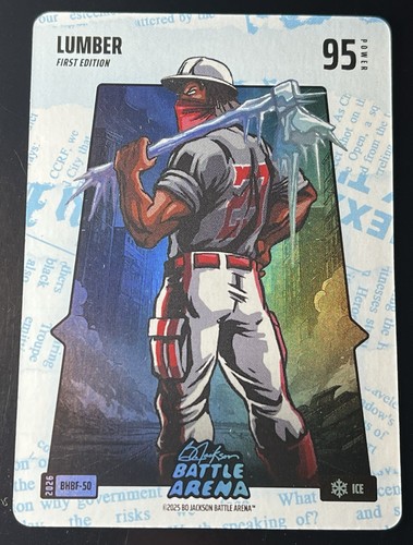 2026 Bo Jackson Battle Arena Lumber James Wood BHBF-50 Headliner Ice Foil SP