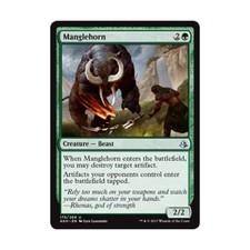 WotC MtG Amonkhet Manglehorn (U) (Foil) NM