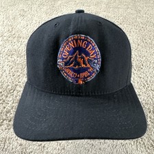 Vtg San Diego Padres Hat Cap Men Black Opening Day Mexico 94 New Era Made In USA