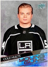 2020-21 Upper Deck Cole Hults Young Guns ROOKIE #724 Los Angeles Kings RARE Nm