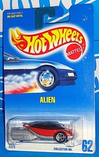 Hot Wheels Mid 1990s Mainline #62 Alien Red & Silver w/ 5SPs
