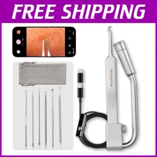 20x Magnification Blackhead Remover Tool Kit with Premium 420 Alloy Tweezers