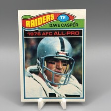 Dave Casper Rookie Card - 1977 Topps All-Pro #380 (RC). rookie card picture