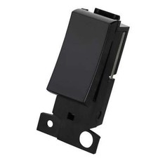 WS1073B – ENER-J Click Type 1-Gang Grid Switch (Black)