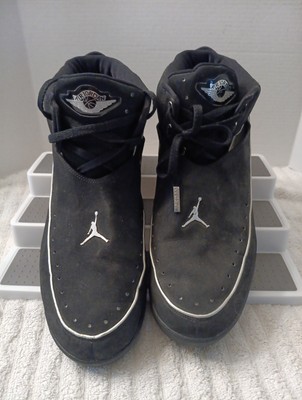 Men s Size 15 - Nu' Retro Air Jordan 2 Black Chrome Need Repair Refurbish Used