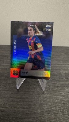 2025-26 TOPPS FC BARCELONA TEAM SET ALEXIA PUTELLASI PURPLE #14/250 #18
