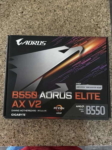 Gigabyte B550 AORUS ELITE AX V2 AMD Ryzen 5000/B550/DDR4/ATX Gaming Motherboard
