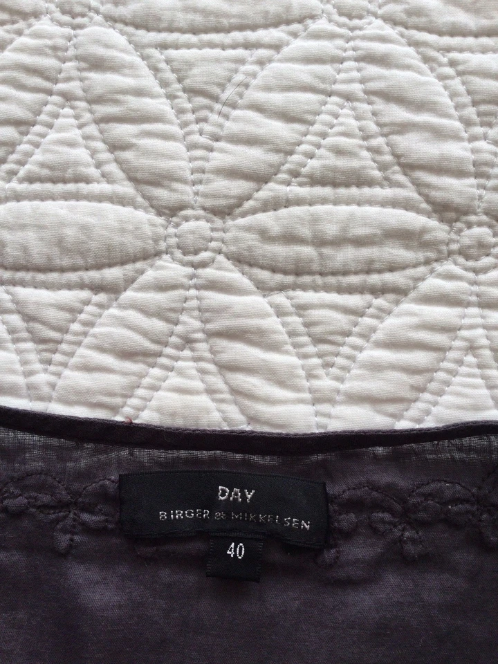 Day Birger zarte Bluse Gr. L Gr.40 dunkelbraun, schön! - Bild 3 von 4