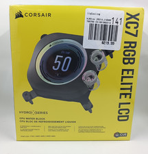 CORSAIR XC7 RGB Elite LCD CPU Water Block - 480x480 IPS LCD Screen - 31 RGB ...