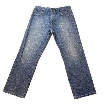 Calvin Klein Jeans Pants Mens 36x29 Blue Relaxed Straight Easy Fit Denim Cotton