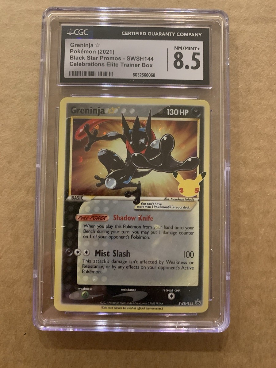 PSA9 Greninja Gold Star SWSH144 ゲッコウガ 英語 Pokemon Greninja Gold Star SWSH144 Celebrations Black Star Promo