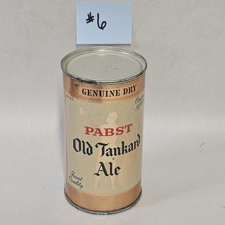 PABST BLUE RIBBON Old Tankard Ale FLAT TOP BEER CAN MILWAUKEE WIS #6