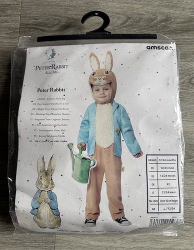 Amscan Peter Rabbit Baby and Child Fancy Dress Costume Age 12-24 Months 1-2 Year - Picture 2 of 20