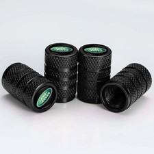 Set Of 4 Premium Metal Tyre Dust Valve Caps For All Land Rover Range Rover Cars