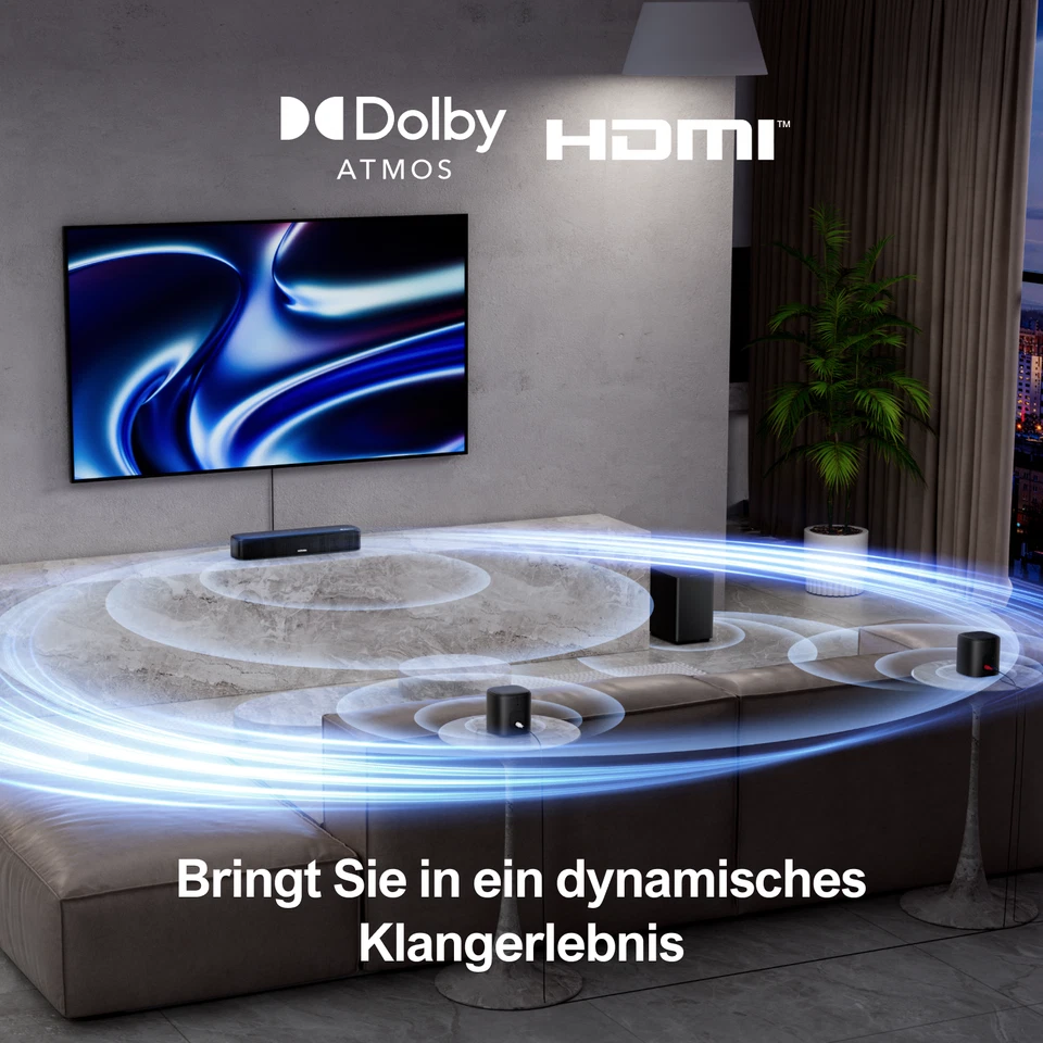 ULTIMEA 5.1 Soundbar mit Dolby Atmos Surround Sound System für TV App Steuerung - Bild 2 von 4