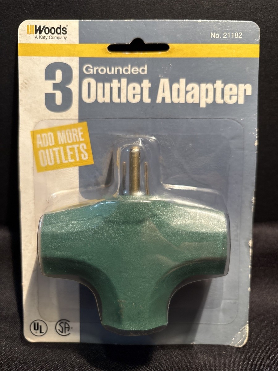 NEW NOS 1996 Vintage Woods No. 21182 Green Indoor Grounded 3