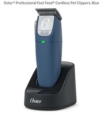 Oster Professional Fast Feed Cordless Pet Clippers - Blue