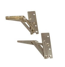 A Pair of Lift-Up , Overhead Kitchen Cabinet Door Spring Assisted Stay Hinges