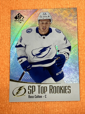 Ross Colton RC 2021-22 SP Authentic #TR-24 TOP ROOKIES - Tampa Bay Lightning