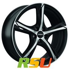 Ronal R62 jetblack-matt-frontkopiert 7.5x18" ET51 LK5 112 ML 76 Alufelgen 18 ... Ronal R62 jetblack-matt-frontkopiert 7.5x18" ET51 LK5 112 ML 76 Alufelgen 18 ...