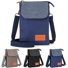 Women Small Canvas Crossbody Cell Phone Purse Bag Shoulder Sling Pouch Wallet US