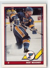 Rick Meagher 1990-91 St. Louis Blues #58