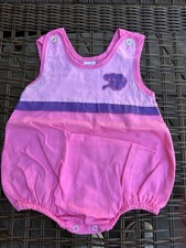  Vintage Sears Perma Prest Baby elephsnt Overalls Early 70s Size M 21-26lbs 