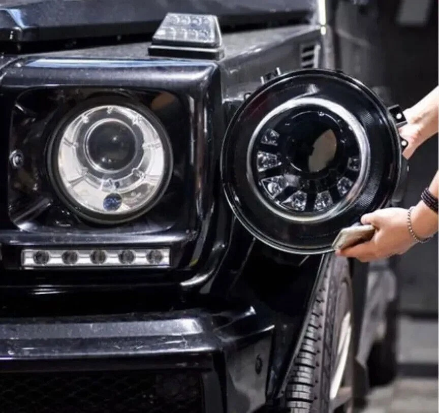 LED Front Lamp Headlight For Mercedes Benz G Class W463 G63 G55 G550 2008 - 2018 - Image 3 of 4