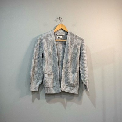 Girls  Gray Sonoma Open Sweater Size 10/12 EUC