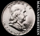 1955 Silver Franklin Half Dollar - FBL - Choice Gem Brilliant Unc  #G9001