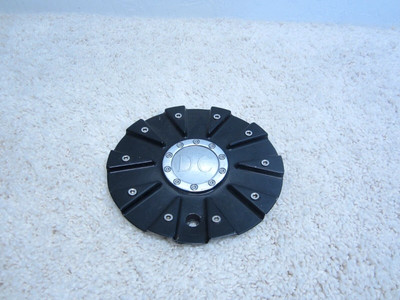 DC C-216 CUSTOM ALLOY WHEEL BOLT ON BLACK CENTER CAP #2F-11