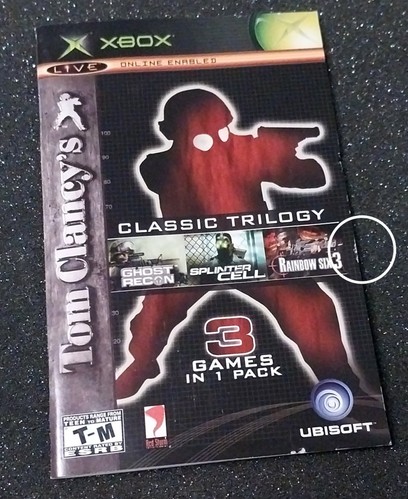 Tom Clancy's Classic Trilogy Microsoft Xbox, 2004 (nur Handbuch) Splinter Cell - Bild 1 von 1