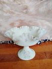 Fenton Hand Painted Custard Glass