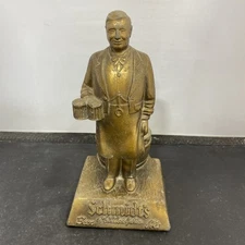 Vtg Schmidt's Beer of philadelphia Ale barware figure server advertising statue