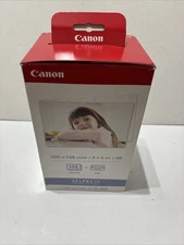 Canon Selphy KP-108IN Color Ink Paper Set 4x6 108 Sheets+Ink Sealed In Box