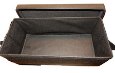 Lot of 2 New Fabric CD Storage Box Holder Case Organizer Holds 30 CDs UENTIP