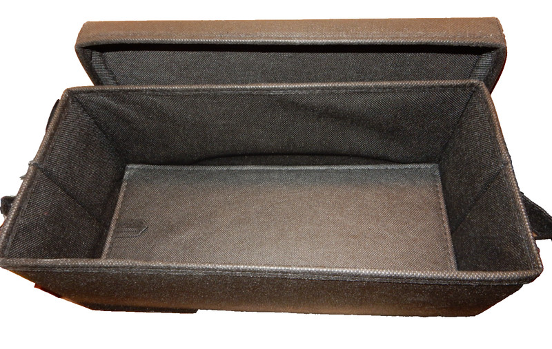 Lot of 2 New Fabric CD Storage Box Holder Case Organizer Holds 30 CDs UENTIP