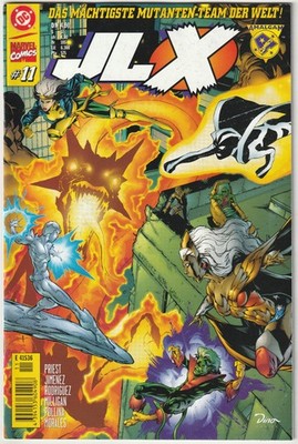   DC GEGEN MARVEL #11 JLX, Dino Comics 1997 COMICHEFT Z1/1-