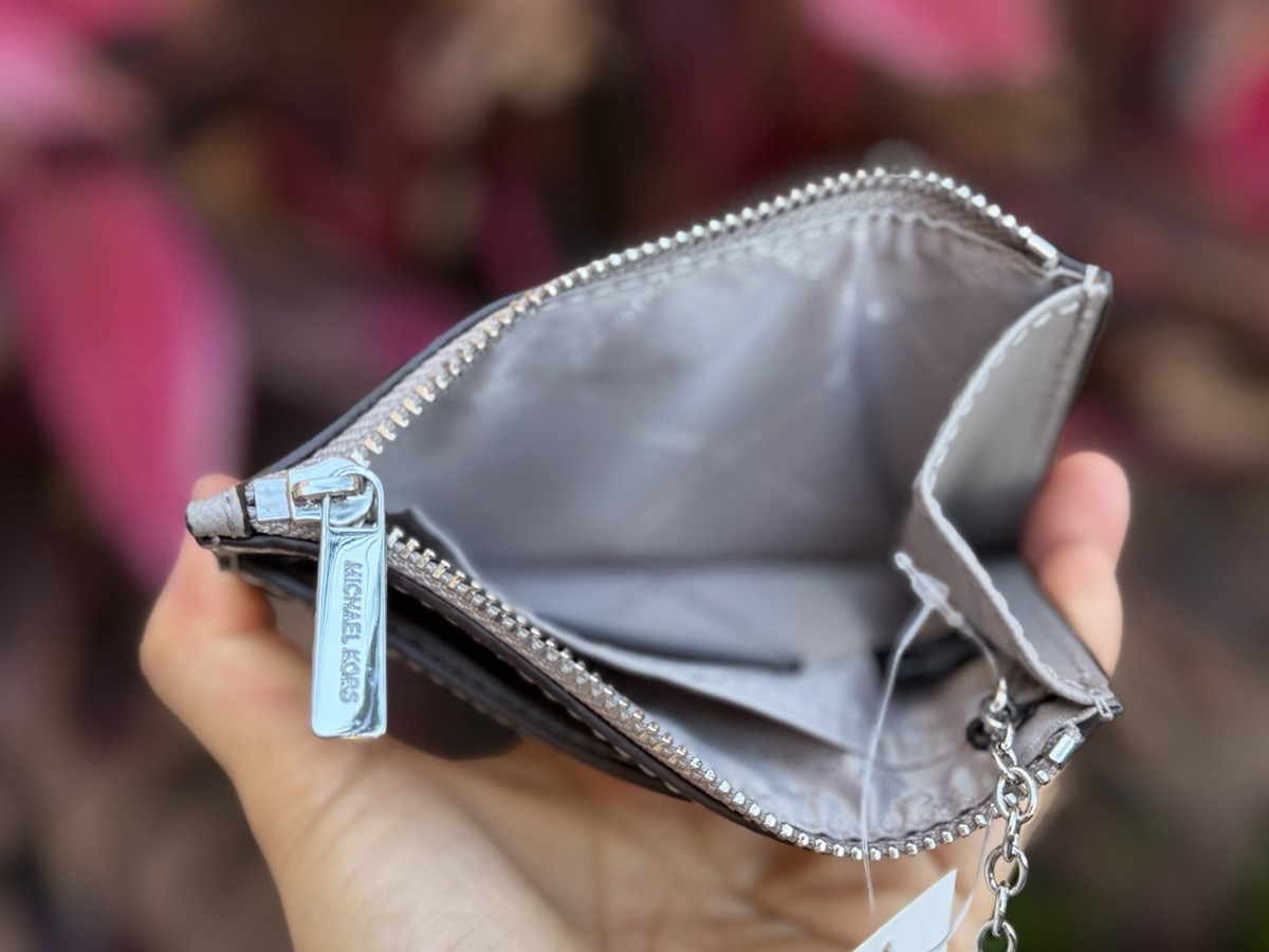 Michael Kors Jet Set Travel Small Coin Pouch ID Key Holder Wallet
