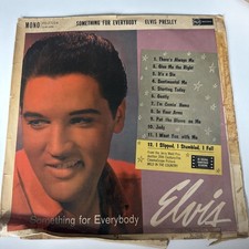 ELVIS PRESLEY Vinyl LP: Something for Everybody 1961 First UK Press Mono