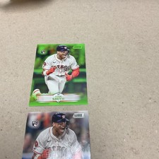 2025 Topps Stadium Club Houston Astros Rookie Cam Smith Green Foil & Rookie Card