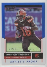 2017 Score Artist's Proof 34/35 Andrew Hawkins #307 e6p