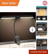 Versatile 64 LED Rechargeable Reading Music Stand Light with Anti-Glare Shield