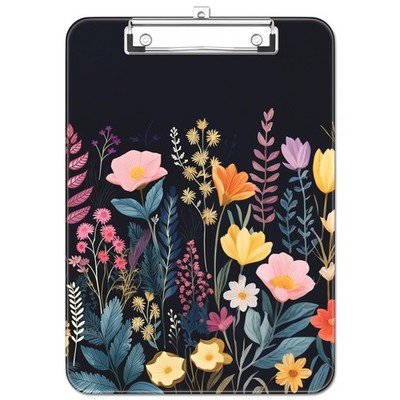 Plastic Cute Clipboard Low-Profile Metal Clip, A4 Letter Size 9 x 12.5 in, 8....