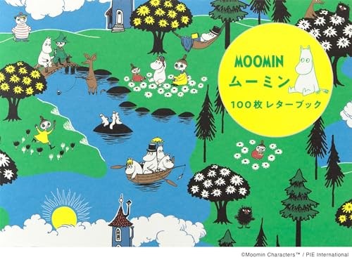 Moomin 100-sheet letter book Japanese Stationery Craft Paper New
