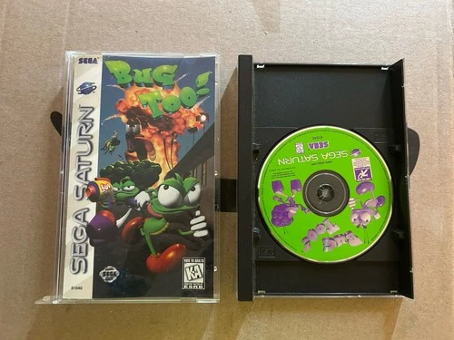 Bug Too! (Sega Saturn, 1996) Tested Working CIB