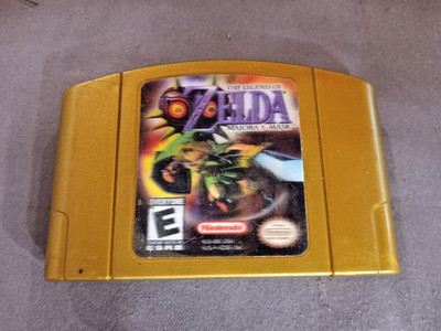 Nintendo N64 The Legend of Zelda Majoras Mask Gold Cartridge
