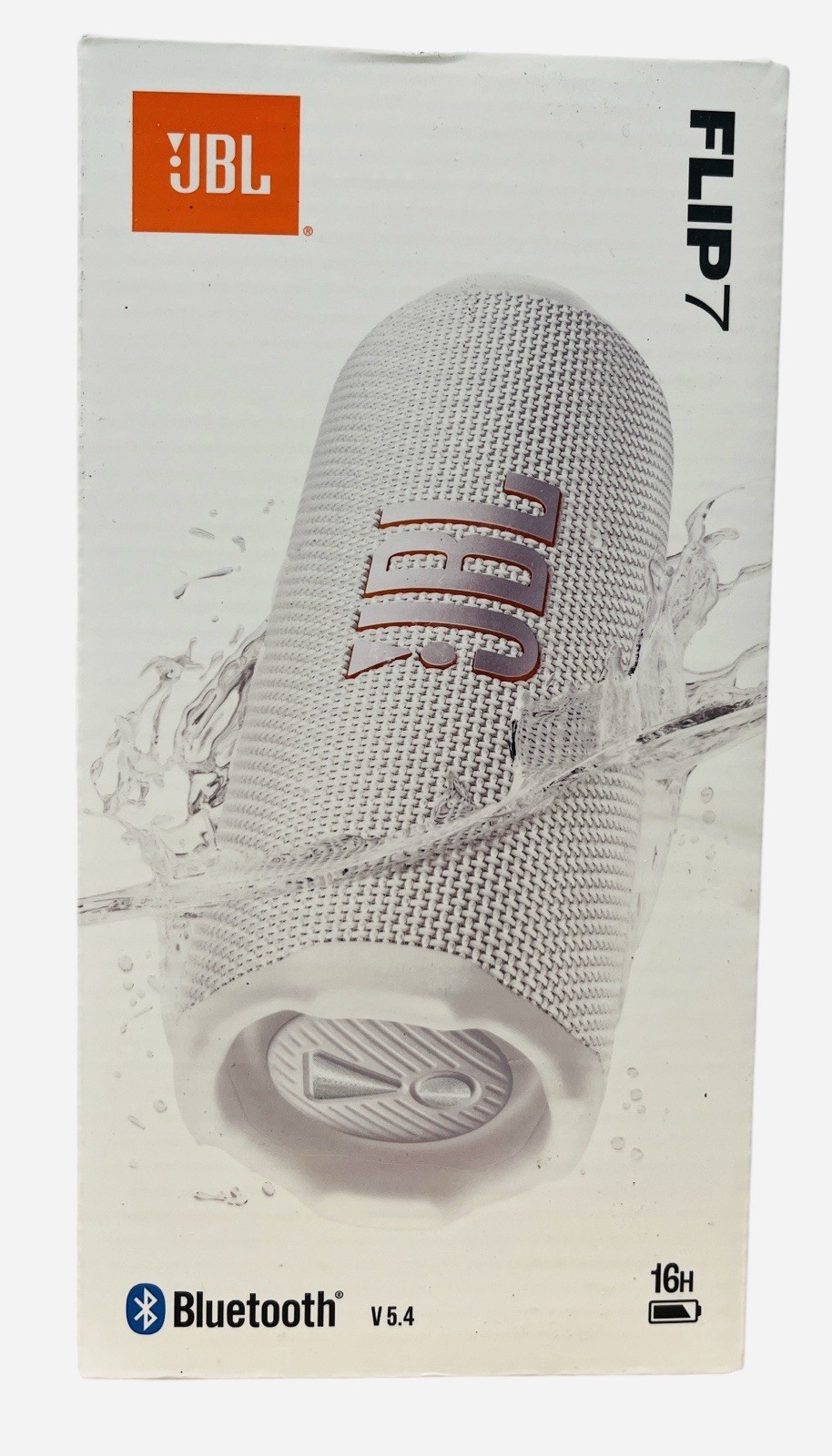 Portable Bluetooth Speaker JBL Clip 7 - AI Sound Boost IP67 Waterproof White